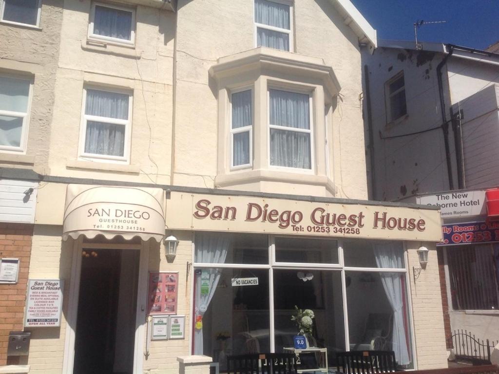 San Diego Guest House Blackpool Exterior foto